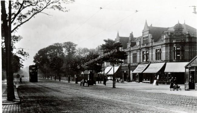 Southerly view from Fallowfield railway station
