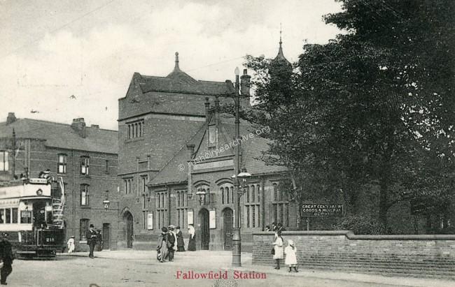 Fallowfield Station, pre 1914