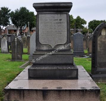 Grave of Edward Langworthy at Sale Cemetry.