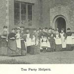 Tea party helpers!