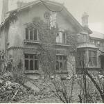 Barcomb Cottage after 2nd WW bomb damage
