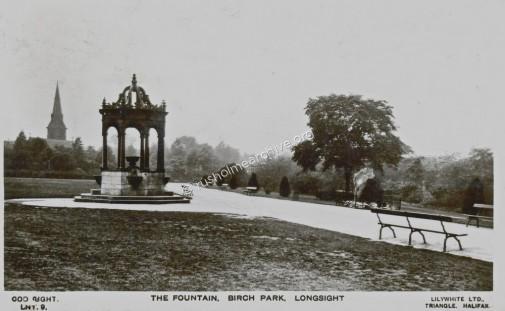 The Fountain, Birch Park looking West 1933