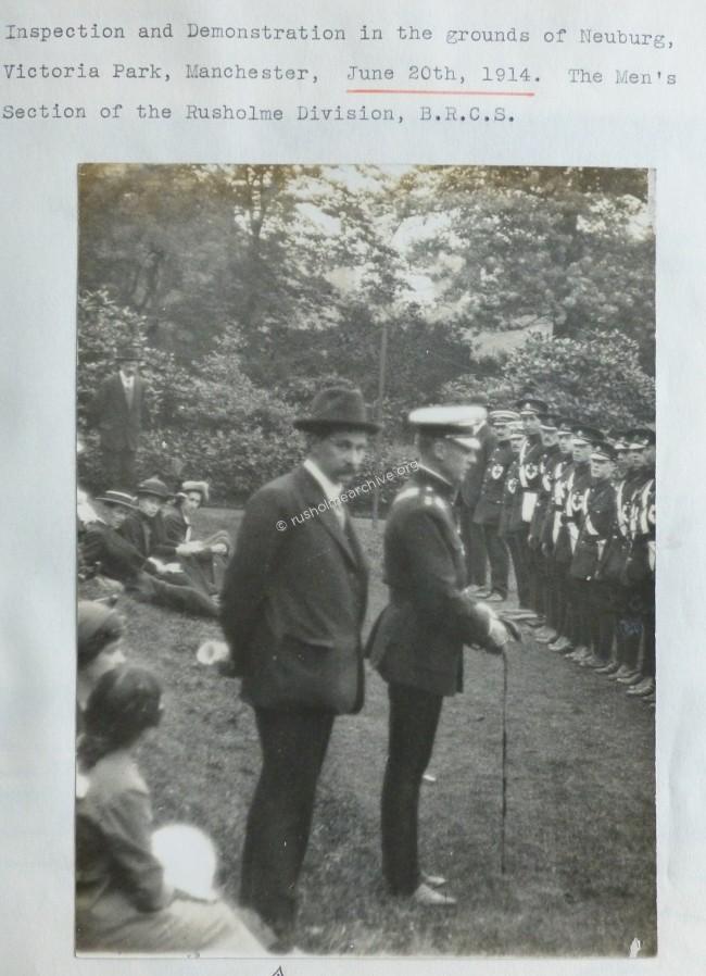 Neuberg Red Cross Inspection 1914