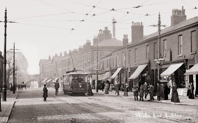 Wilmslow Rd, between Rusholme Grove & Dickenson Rd