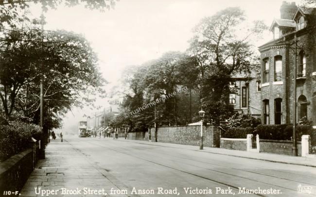 Northerly end of Anson Road/ Upper Brook Street.
