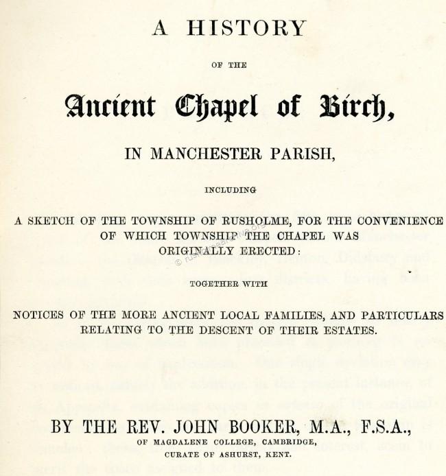 History of Birch-in-Rusholme