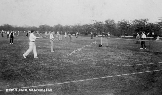 Tennis players, Birch Park 1909
