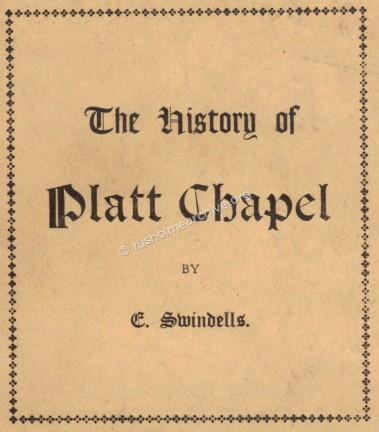 Cover of Platt Chapel History
