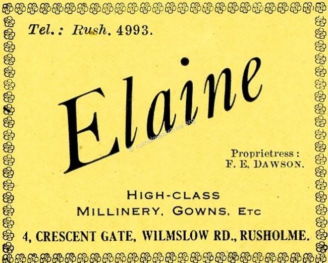 Rusholme Theatre advertisment