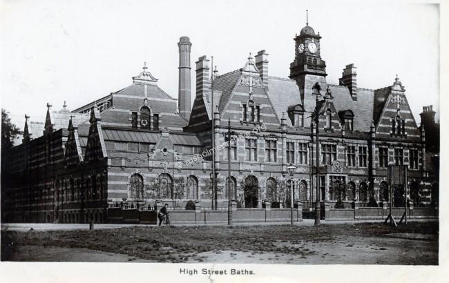 Hathersage Baths dated 1908