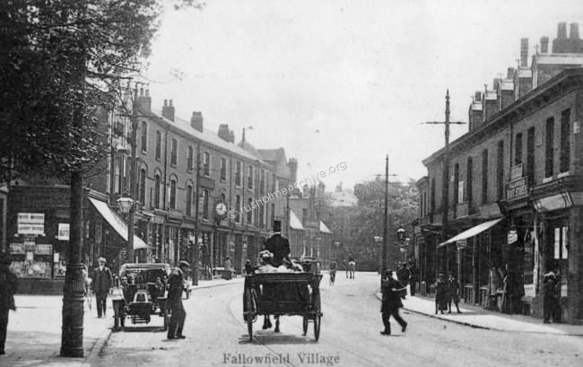 Fallowfield 1904, looking south
