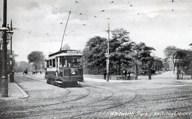 Single decker tram to Brookes Bar