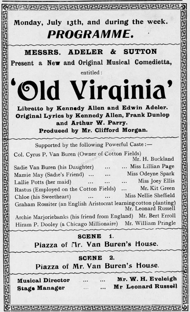 Old Virginia