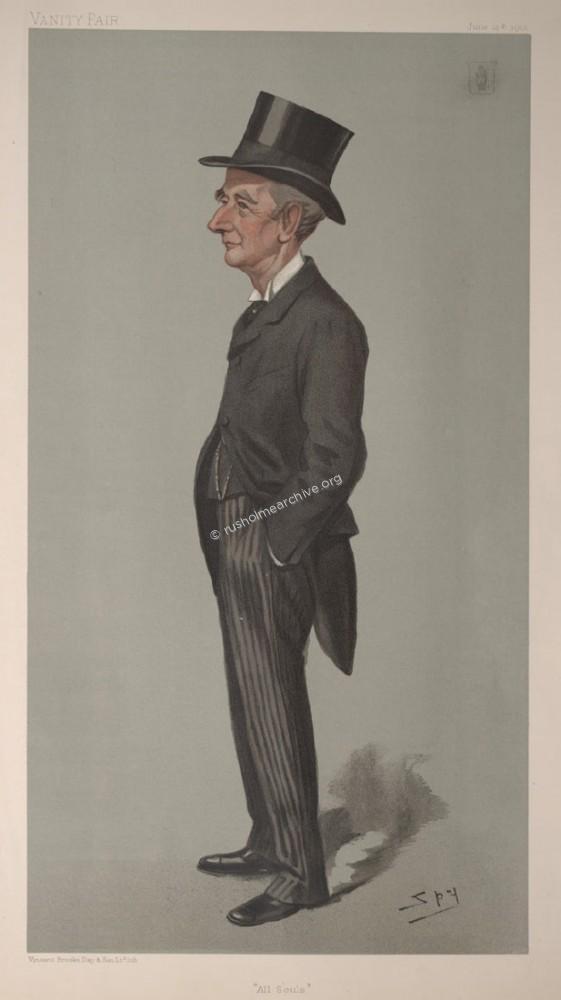 'Spy' cartoon of Sir William