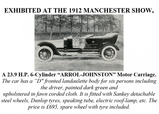 Arrol-Johnston £695.00