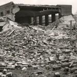 bomb damage to school