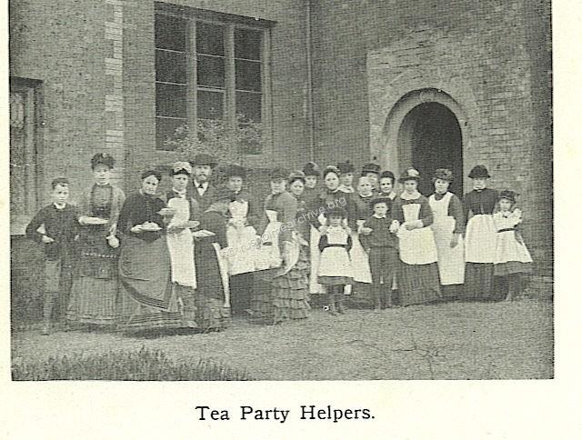 Tea party helpers!