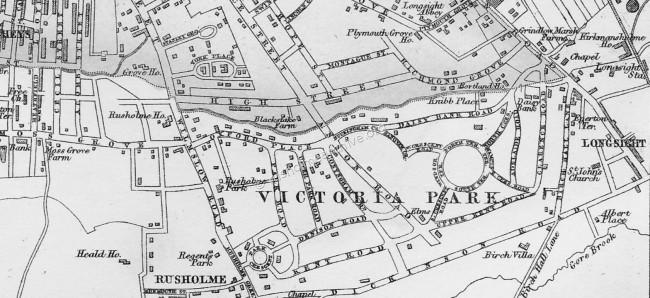 High Street district Map 1874