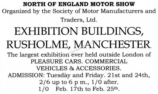 Poster for Northern Motor Show