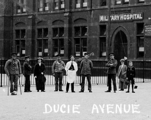 Ducie Avenue Hospital close-up