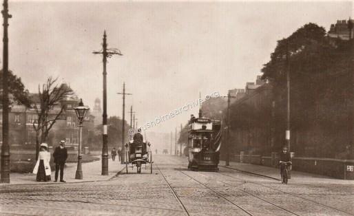 High Street, (Hathersage Rd) looking N.E.