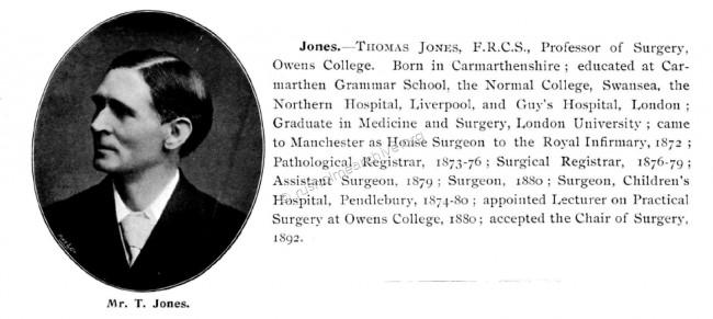 Thomas Jones Surgeon