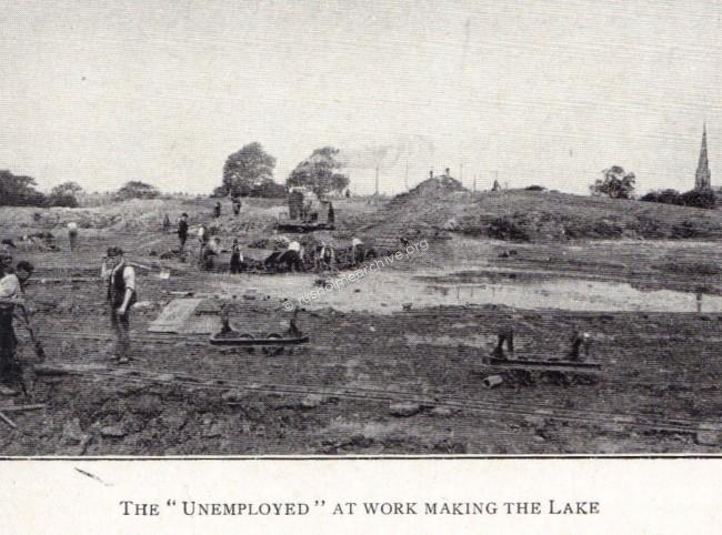 Lake under construction