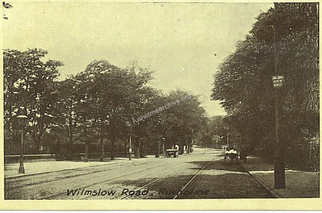 Looking north, Norman Rd to the right