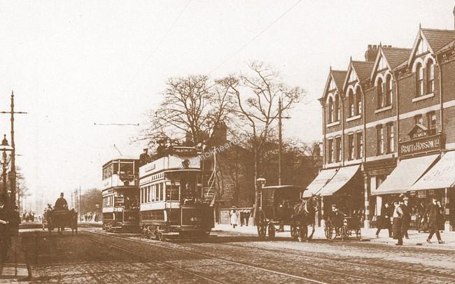 Wilmslow Rd, looking north east