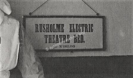 Rusholme Electric Theatre hospital bed.