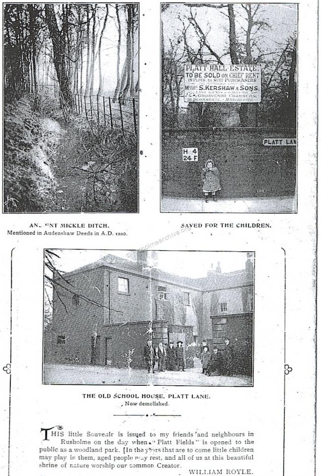 William Royle Souvenir Invitation