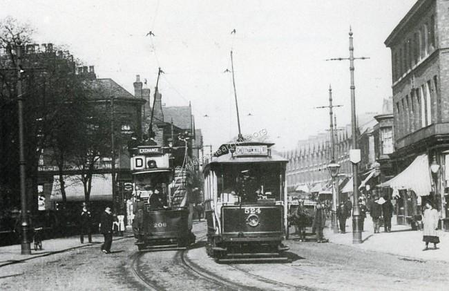 Tram, Wilmslow Road 1909