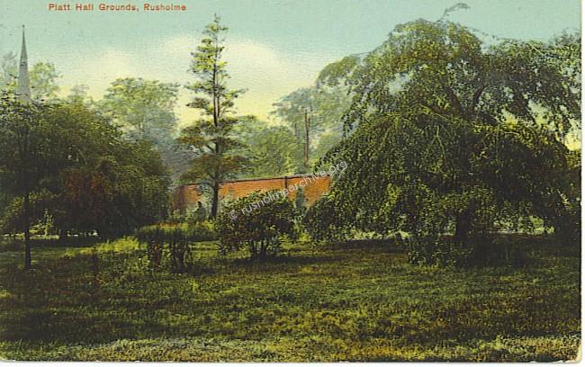 Platt Hall grounds 1910