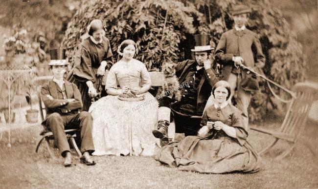 Rusholme group circa 1860-65