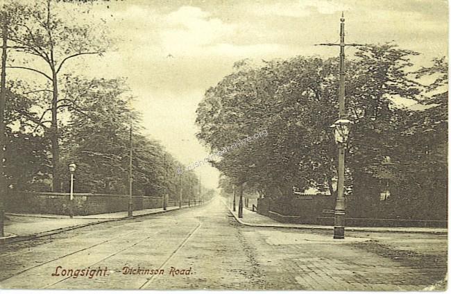 Dickenson Rd looking west