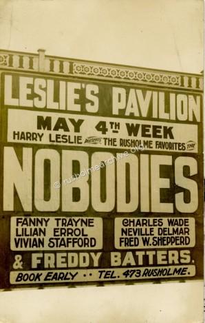 Poster for 1914 production at Leslies Pavilion