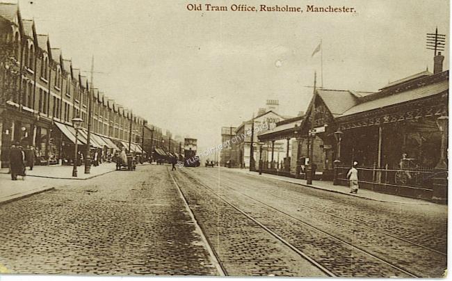 Rusholme Theatre circa 1918 looking south