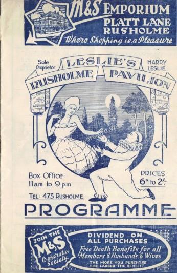 Programme cover from the 20's?
