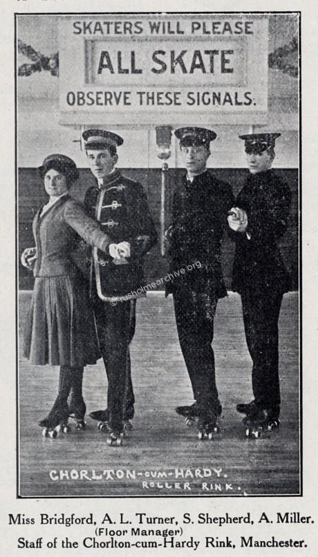 Staff at Chorlton-cum-Hardy Rink