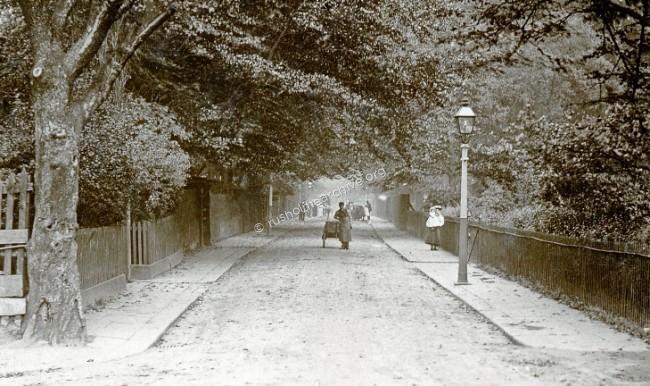 Platt Lane circa 1905, looking East