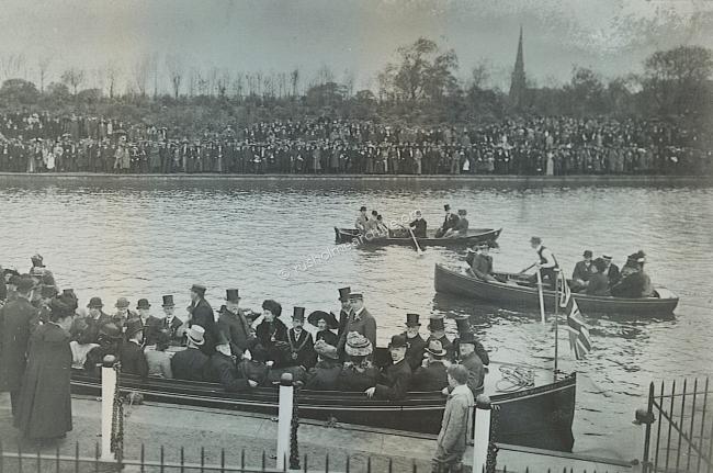 Civic dignitaries boat  trip