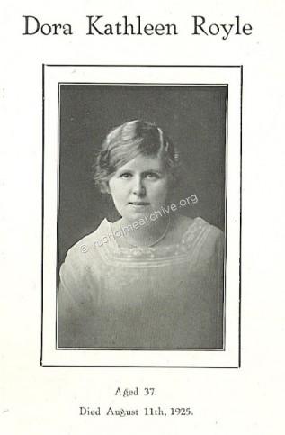 Dora Royle d.1924