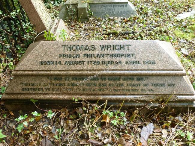 Memorial stone of Thomas Wright