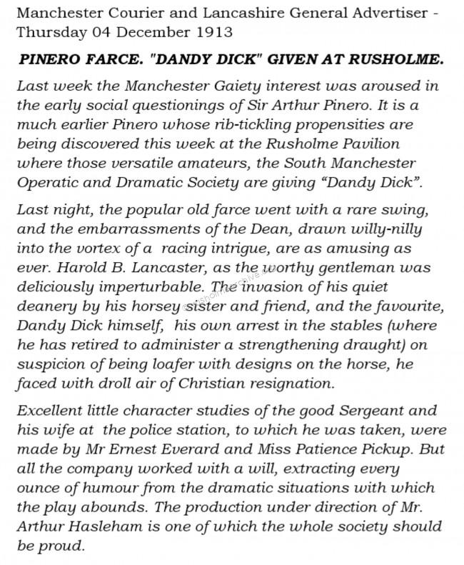 Dandy Dick Review