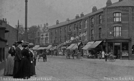 Wilmslow Road, looking north from Sherwood Hotel