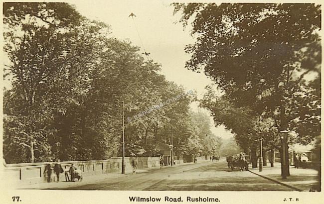 Looking south, Brighton Grove gates on left