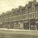 Wilmslow Rd shops 1918  looking north