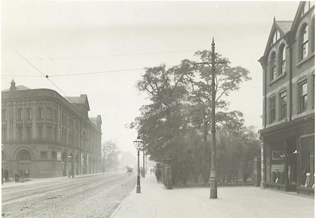 Looking north Depositary to the left...